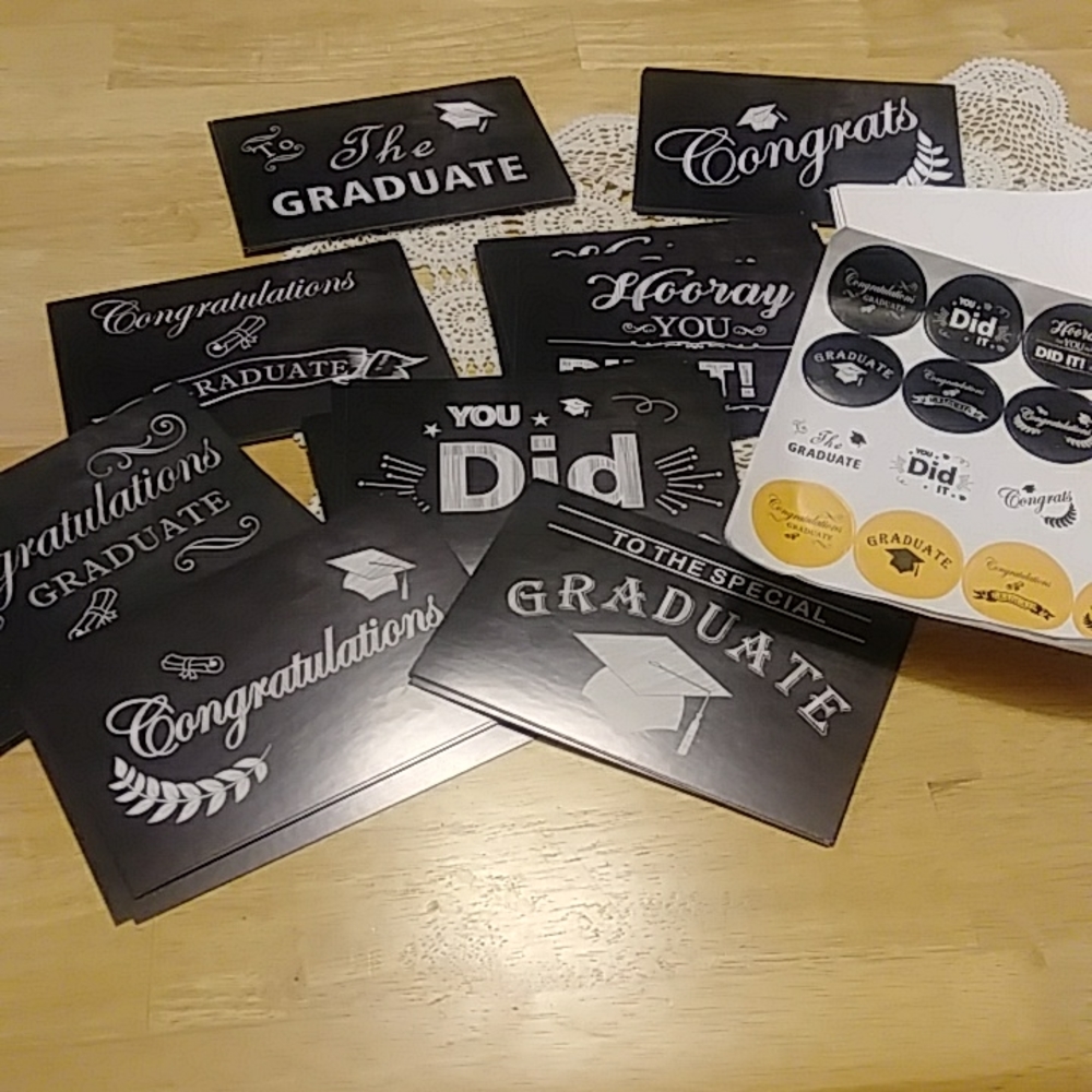 46 graduation cards with envelopes